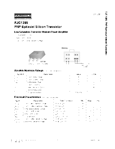 Fairchild Semiconductor fjc1386  . Electronic Components Datasheets Active components Transistors Fairchild Semiconductor fjc1386.pdf