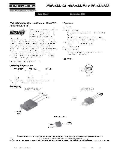 Fairchild Semiconductor huf75337g3 huf75337p3 huf75337s3s  . Electronic Components Datasheets Active components Transistors Fairchild Semiconductor huf75337g3_huf75337p3_huf75337s3s.pdf