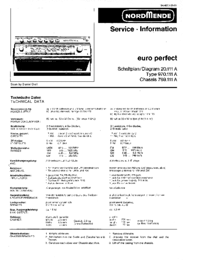 Nordmende hfe   euro perfect 970-111 a service info en de  Nordmende Audio Essex 203 0.190H Euro Perfect 970.111A hfe_nordmende_euro_perfect_970-111_a_service_info_en_de.pdf