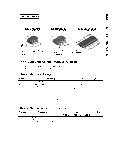 Fairchild Semiconductor ffb3906 fmb3906 mmpq3906  . Electronic Components Datasheets Active components Transistors Fairchild Semiconductor ffb3906_fmb3906_mmpq3906.pdf