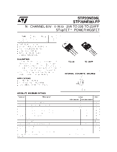 ST stp20ne06l  . Electronic Components Datasheets Active components Transistors ST stp20ne06l.pdf
