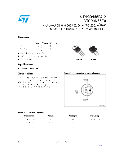 ST sth90n55f4-2 stp90n55f4  . Electronic Components Datasheets Active components Transistors ST sth90n55f4-2_stp90n55f4.pdf