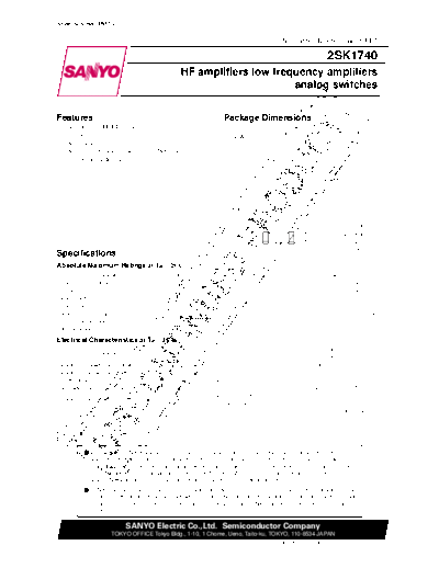 Sanyo 2sk1740  . Electronic Components Datasheets Active components Transistors Sanyo 2sk1740.pdf