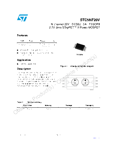 ST stc5nf20v  . Electronic Components Datasheets Active components Transistors ST stc5nf20v.pdf