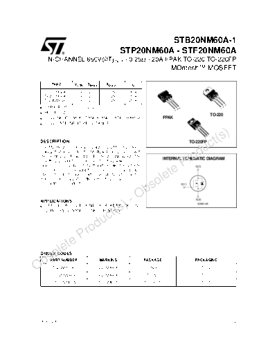 ST b20nm60a-1  p20nm60a  f20nm60a  . Electronic Components Datasheets Active components Transistors ST stb20nm60a-1_stp20nm60a_stf20nm60a.pdf