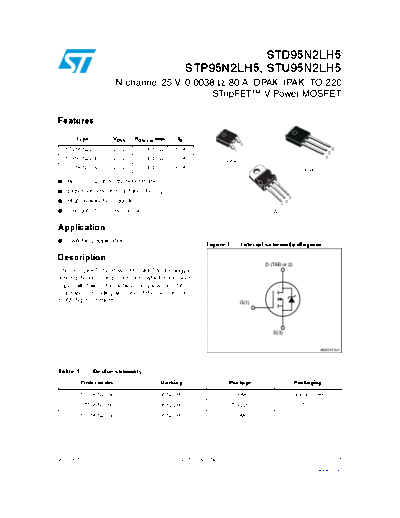 ST d95n2lh5  p95n2lh5  u95n2lh5  . Electronic Components Datasheets Active components Transistors ST std95n2lh5_stp95n2lh5_stu95n2lh5.pdf