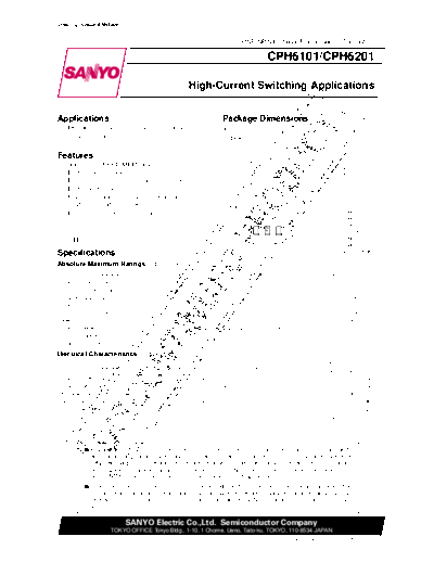 Sanyo cph6101 cph6201  . Electronic Components Datasheets Active components Transistors Sanyo cph6101_cph6201.pdf