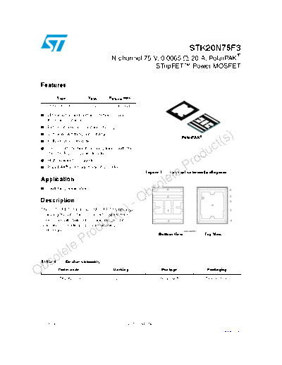 ST stk20n75f3  . Electronic Components Datasheets Active components Transistors ST stk20n75f3.pdf