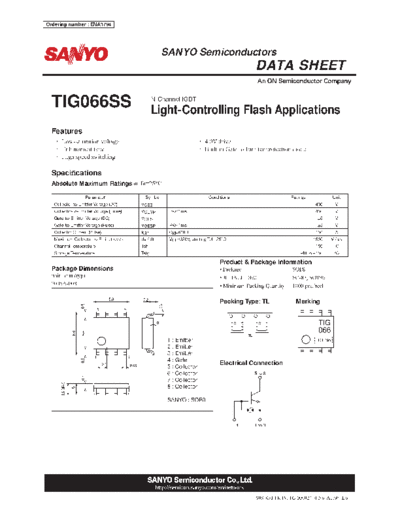 Sanyo tig066ss  . Electronic Components Datasheets Active components Transistors Sanyo tig066ss.pdf