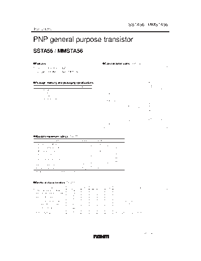 Rohm ssta56 mmsta56  . Electronic Components Datasheets Active components Transistors Rohm ssta56_mmsta56.pdf