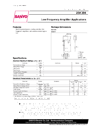 2 22sk304  . Electronic Components Datasheets Various datasheets 2 22sk304.pdf