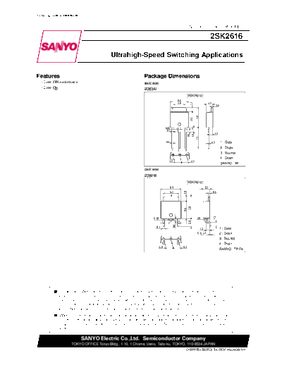 2 22sk2616  . Electronic Components Datasheets Various datasheets 2 22sk2616.pdf