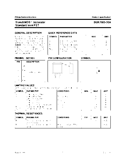 Philips buk7605-30a 2  . Electronic Components Datasheets Active components Transistors Philips buk7605-30a_2.pdf