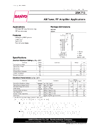 2 22sk715  . Electronic Components Datasheets Various datasheets 2 22sk715.pdf