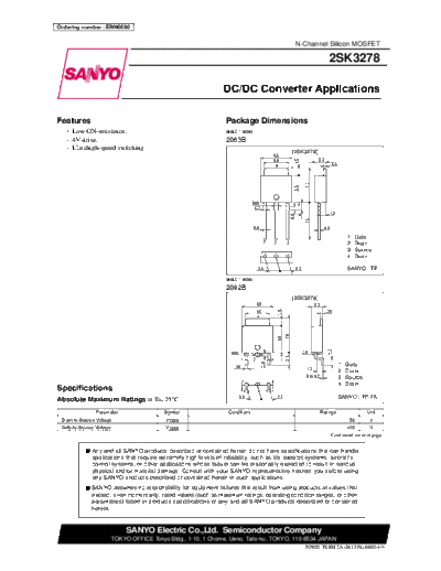 2 22sk3278  . Electronic Components Datasheets Various datasheets 2 22sk3278.pdf