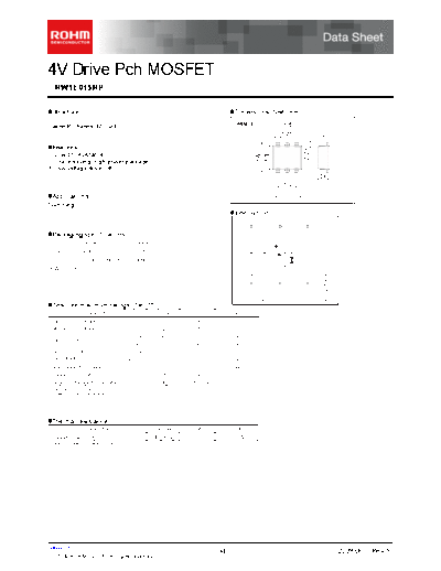 Rohm rw1e015rp  . Electronic Components Datasheets Active components Transistors Rohm rw1e015rp.pdf