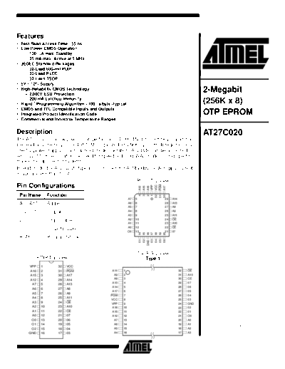 2 227c020  . Electronic Components Datasheets Various datasheets 2 227c020.pdf