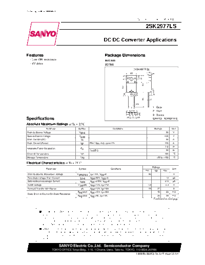 2 22sk2977ls  . Electronic Components Datasheets Various datasheets 2 22sk2977ls.pdf