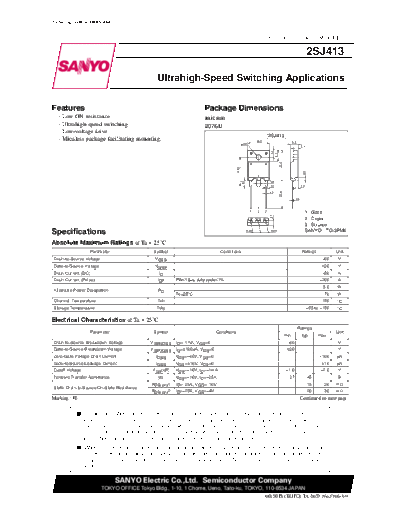 2 22sj413  . Electronic Components Datasheets Various datasheets 2 22sj413.pdf