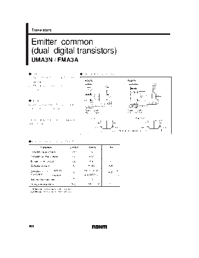 Rohm uma3n fma3a a3 sot23-5 sot353  . Electronic Components Datasheets Active components Transistors Rohm uma3n_fma3a_a3_sot23-5_sot353.pdf