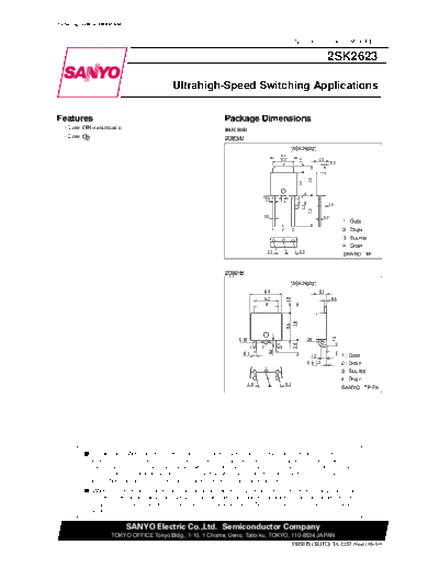 2 22sk2623  . Electronic Components Datasheets Various datasheets 2 22sk2623.pdf