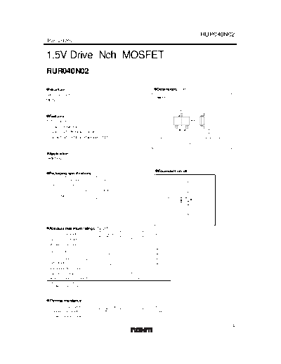 Rohm rur040n02  . Electronic Components Datasheets Active components Transistors Rohm rur040n02.pdf