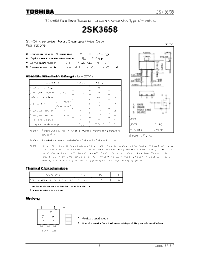 Toshiba 2sk3658 061117  . Electronic Components Datasheets Active components Transistors Toshiba 2sk3658_061117.pdf