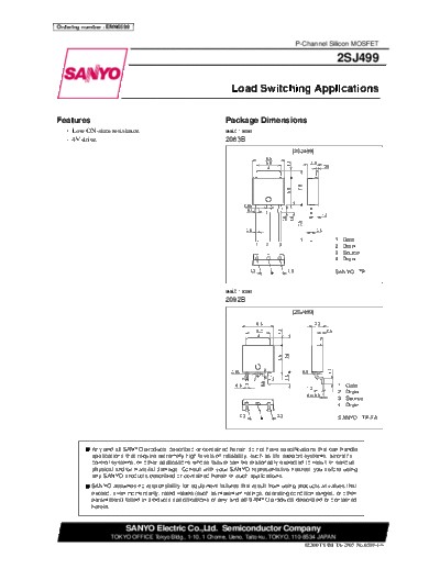 2 22sj499  . Electronic Components Datasheets Various datasheets 2 22sj499.pdf