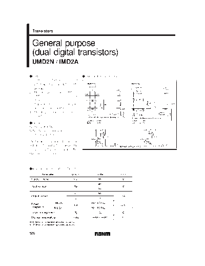 Rohm umd2n imd2a d2 sot23-6sot363  . Electronic Components Datasheets Active components Transistors Rohm umd2n_imd2a_d2_sot23-6sot363.pdf