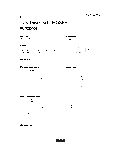 Rohm ruf025n02  . Electronic Components Datasheets Active components Transistors Rohm ruf025n02.pdf