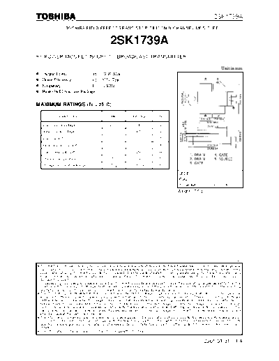 Toshiba 2sk1739a  . Electronic Components Datasheets Active components Transistors Toshiba 2sk1739a.pdf