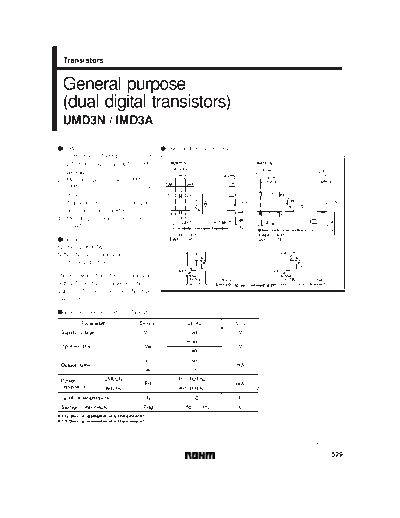 Rohm umd3n imd3a d3 sot23-6sot363  . Electronic Components Datasheets Active components Transistors Rohm umd3n_imd3a_d3_sot23-6sot363.pdf