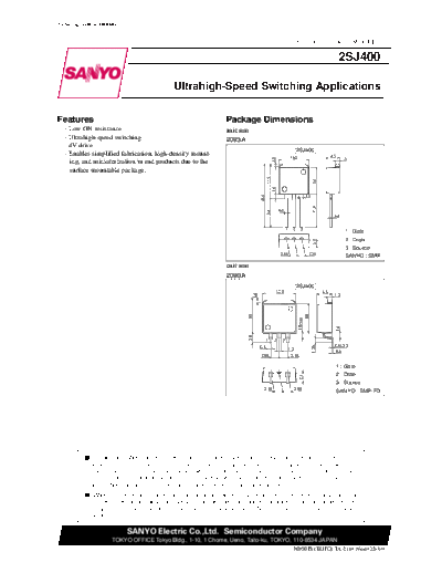 2 22sj400  . Electronic Components Datasheets Various datasheets 2 22sj400.pdf