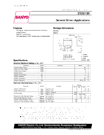 2 22sd2120  . Electronic Components Datasheets Various datasheets 2 22sd2120.pdf