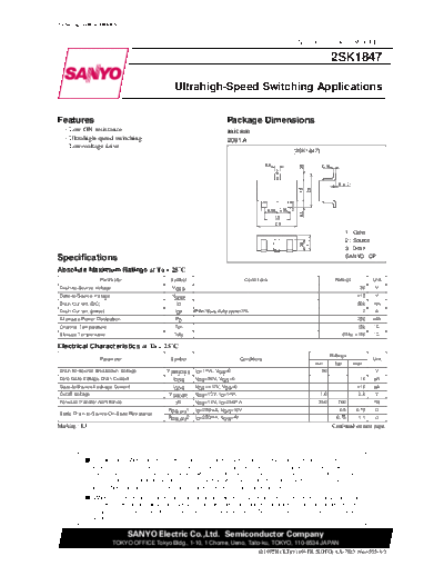 2 22sk1847  . Electronic Components Datasheets Various datasheets 2 22sk1847.pdf