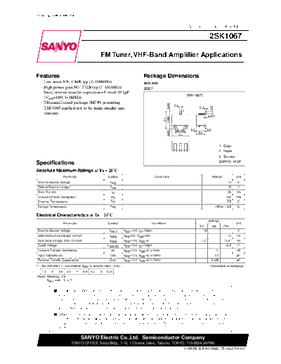 2 22sk1067  . Electronic Components Datasheets Various datasheets 2 22sk1067.pdf