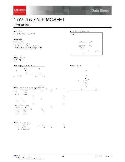 Rohm rur020n02  . Electronic Components Datasheets Active components Transistors Rohm rur020n02.pdf