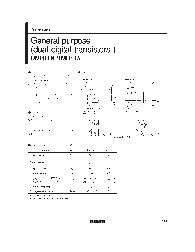 Rohm umh11n imh11a h11 sot23-6sot363  . Electronic Components Datasheets Active components Transistors Rohm umh11n_imh11a_h11_sot23-6sot363.pdf