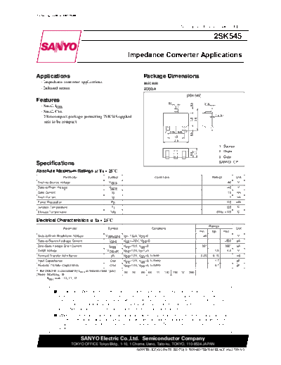 . Electronic Components Datasheets 22sk545  . Electronic Components Datasheets Various datasheets 2 22sk545.pdf