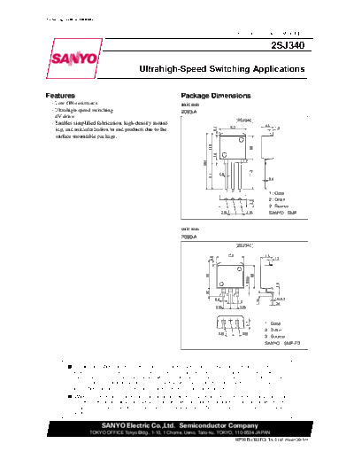 2 22sj340  . Electronic Components Datasheets Various datasheets 2 22sj340.pdf