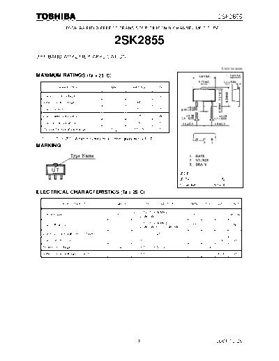 Toshiba 2sk2855  . Electronic Components Datasheets Active components Transistors Toshiba 2sk2855.pdf