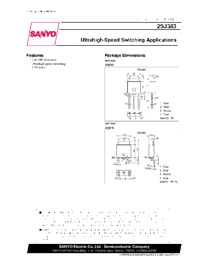 . Electronic Components Datasheets 22sj383  . Electronic Components Datasheets Various datasheets 2 22sj383.pdf