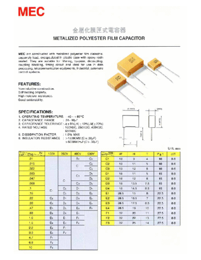 pdf mec  . Electronic Components Datasheets Passive components capacitors Tocon pdf mec.pdf