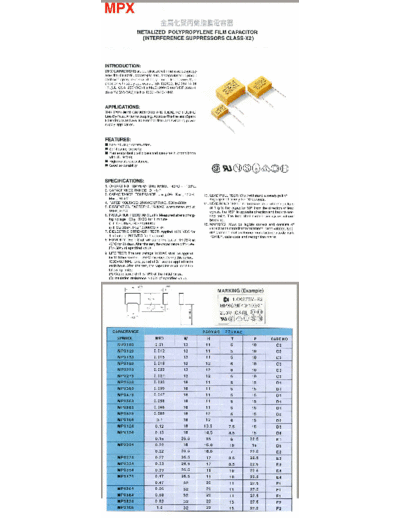 pdf mpx  . Electronic Components Datasheets Passive components capacitors Tocon pdf mpx.pdf