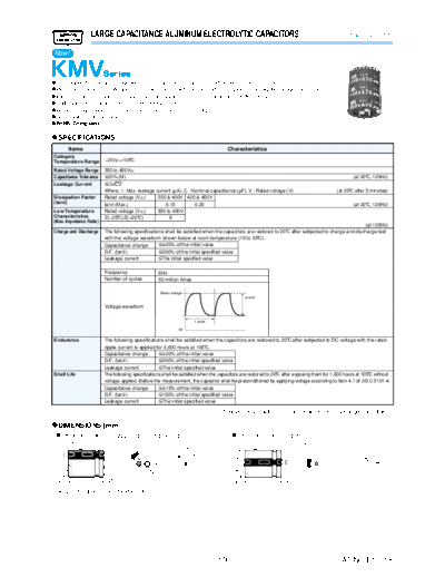 UCC kmv snapin  . Electronic Components Datasheets Passive components capacitors Datasheets UCC kmv_snapin.pdf