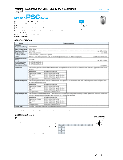 Polymer psc  . Electronic Components Datasheets Passive components capacitors Datasheets UCC Polymer psc.pdf