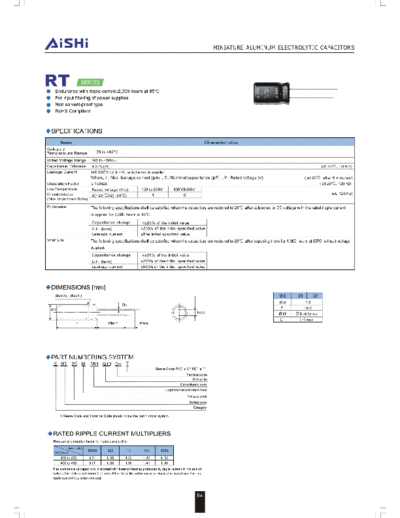 Aishi rt  . Electronic Components Datasheets Passive components capacitors Datasheets A Aishi rt.pdf