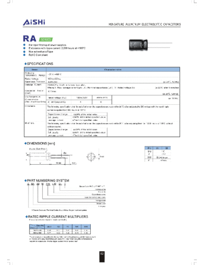 Aishi ra  . Electronic Components Datasheets Passive components capacitors Datasheets A Aishi ra.pdf