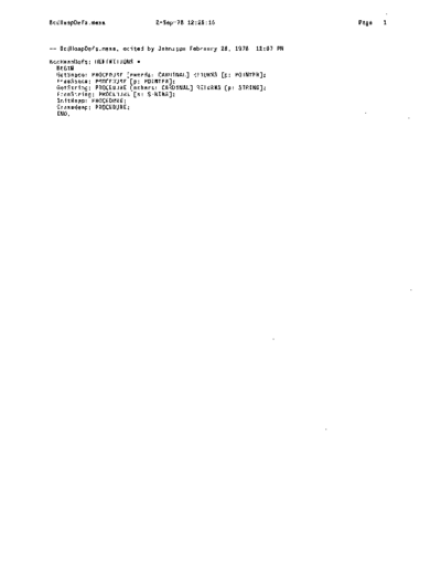 xerox BcdHeapDefs.mesa Sep78  xerox mesa 4.0_1978 listing Mesa_4_Binder BcdHeapDefs.mesa_Sep78.pdf