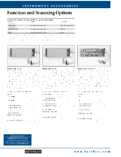 Keithley 445-1,0  Keithley 2001M CDROM Digital Multimeters - Data Acquisition - Switch Systems Product Information CD_Content pdfs data_sheets 445-1,0.pdf